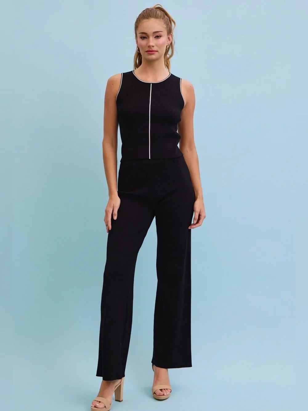 Premium Boutique Knot Top and Pants Set